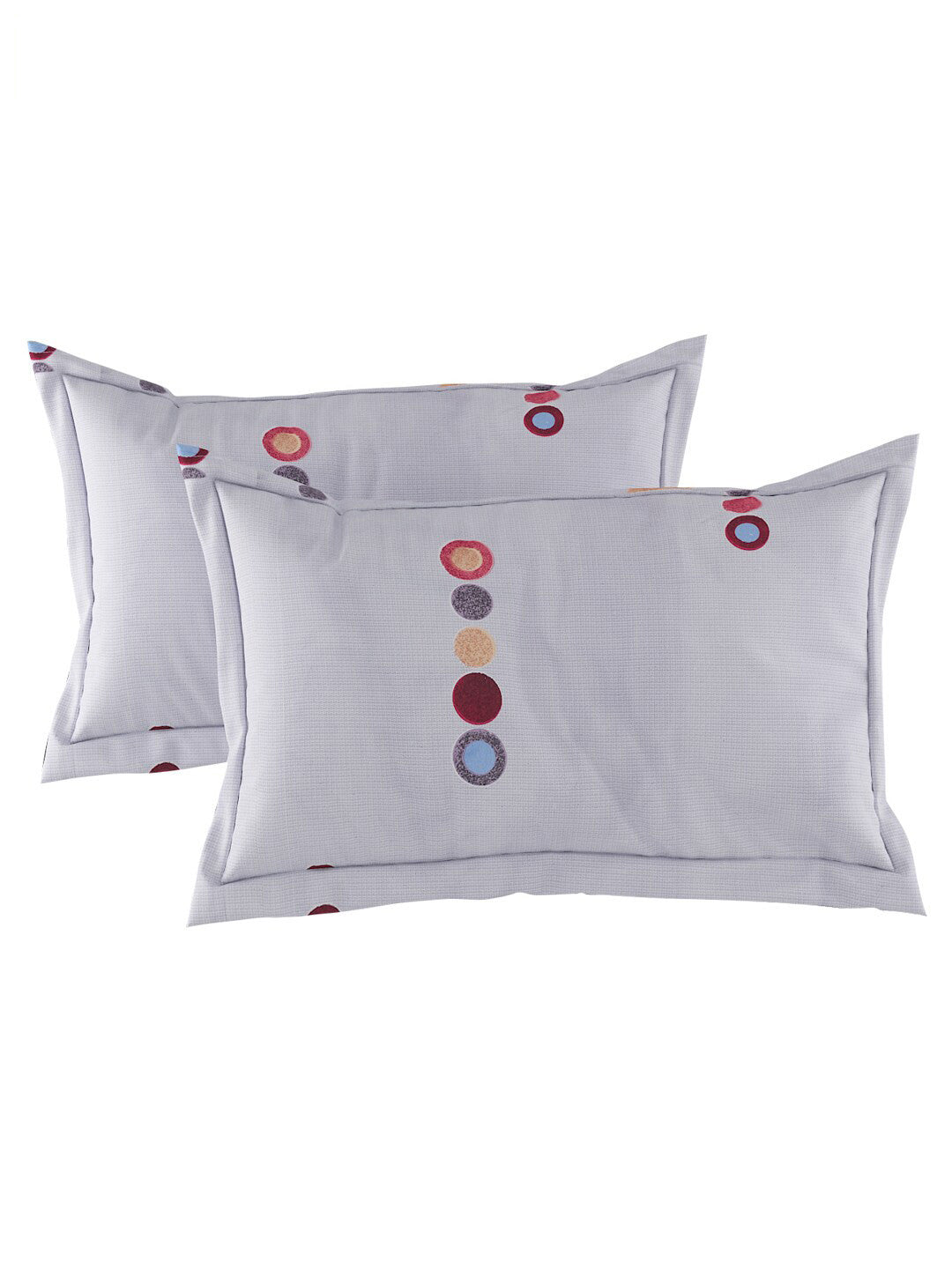 120 GSM Polyester Queen Bed 1 Bedsheet with 2 Pillow Covers (Dazzle)