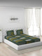 120 GSM Polyester Queen Bed 1 Bedsheet with 2 Pillow Covers (Dazzle)