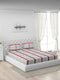 120 GSM Polyester Queen Bed 1 Bedsheet with 2 Pillow Covers (Dazzle)