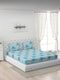 120 GSM Polyester Queen Bed 1 Bedsheet with 2 Pillow Covers (Dazzle)