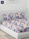 120 GSM Polyester Double Bed 1 Bedsheet with 2 Pillow Covers (Dazzle)