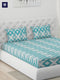 120 GSM Polyester Double Bed 1 Bedsheet with 2 Pillow Covers (Dazzle)
