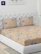 120 GSM Polyester Double Bed 1 Bedsheet with 2 Pillow Covers (Dazzle)