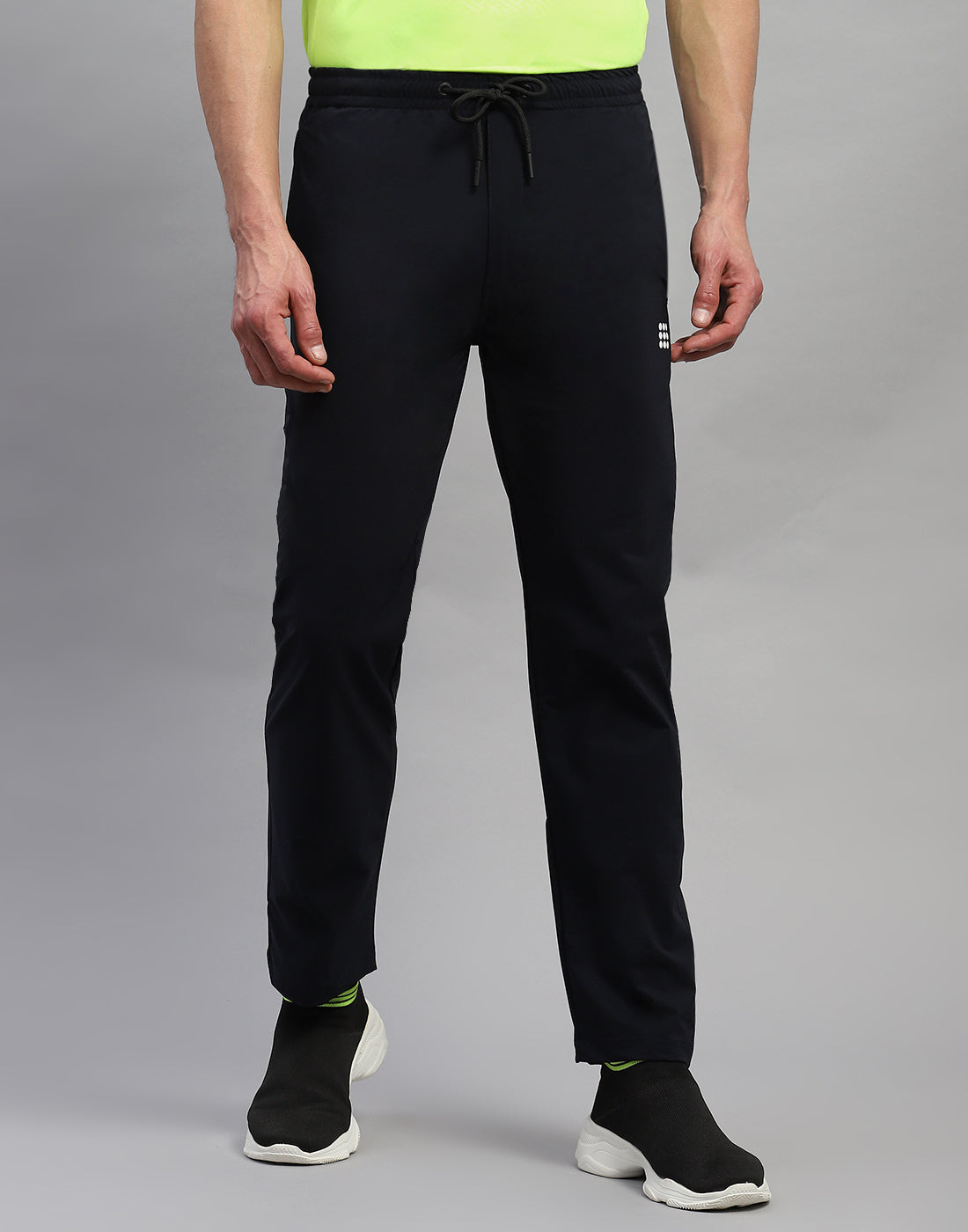 Rock.it Men Navy Blue Solid Regular Fit Lower