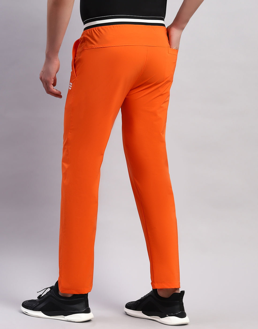 Rock.it Men Orange Printed Smart Fit Lower