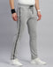 Rock.it Men Grey Solid Slim Fit Lower