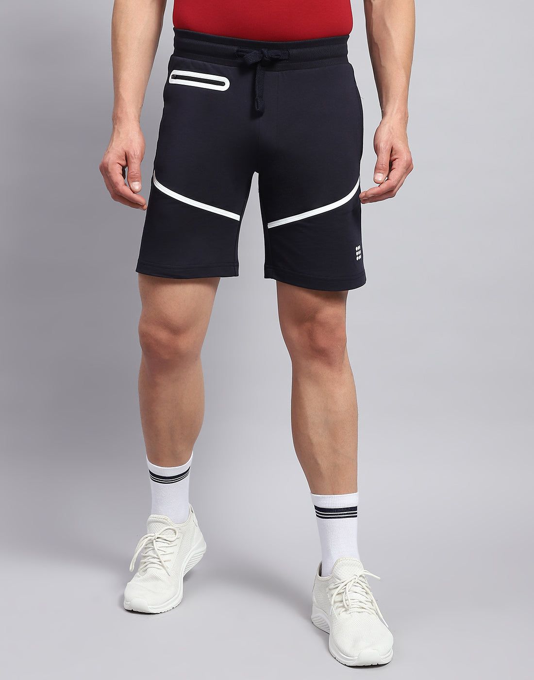 Rock.it Men Navy Blue Solid Smart Fit Short