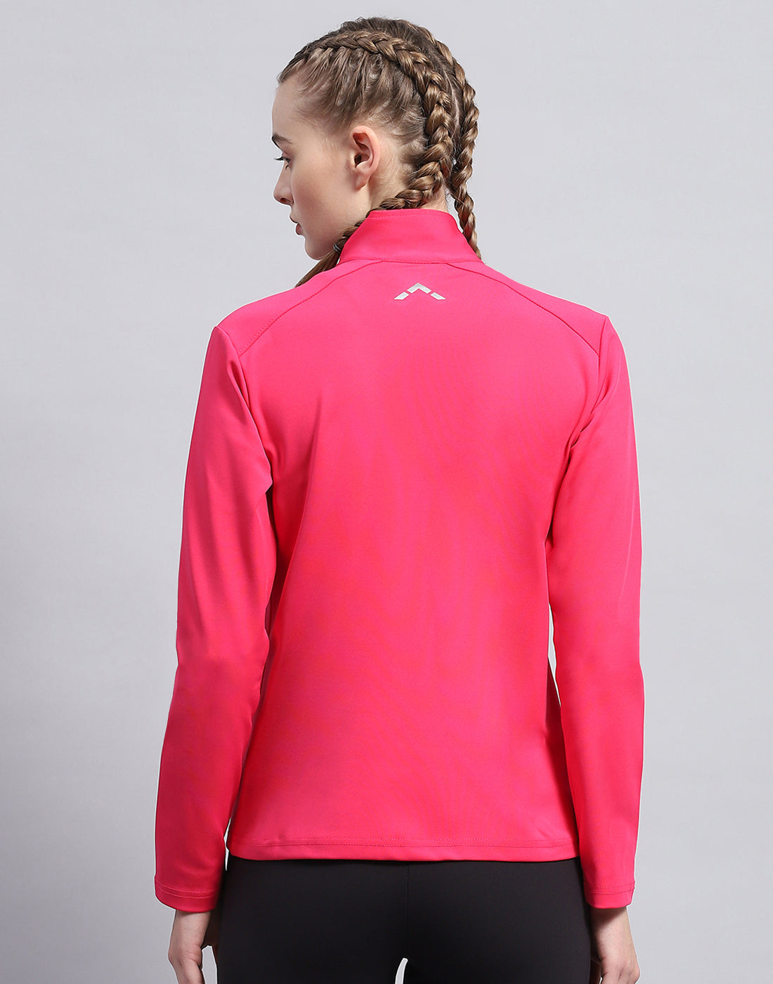 Rock.it Women Pink Solid Collar Full Sleeve Top