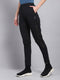 Rock.it Women Black Solid Regular Fit Lower