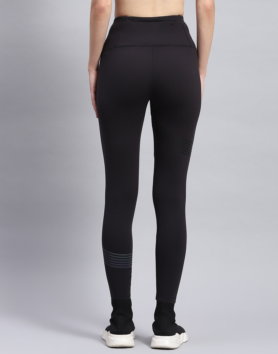 Rock.it Women Black Solid Regular Fit Legging