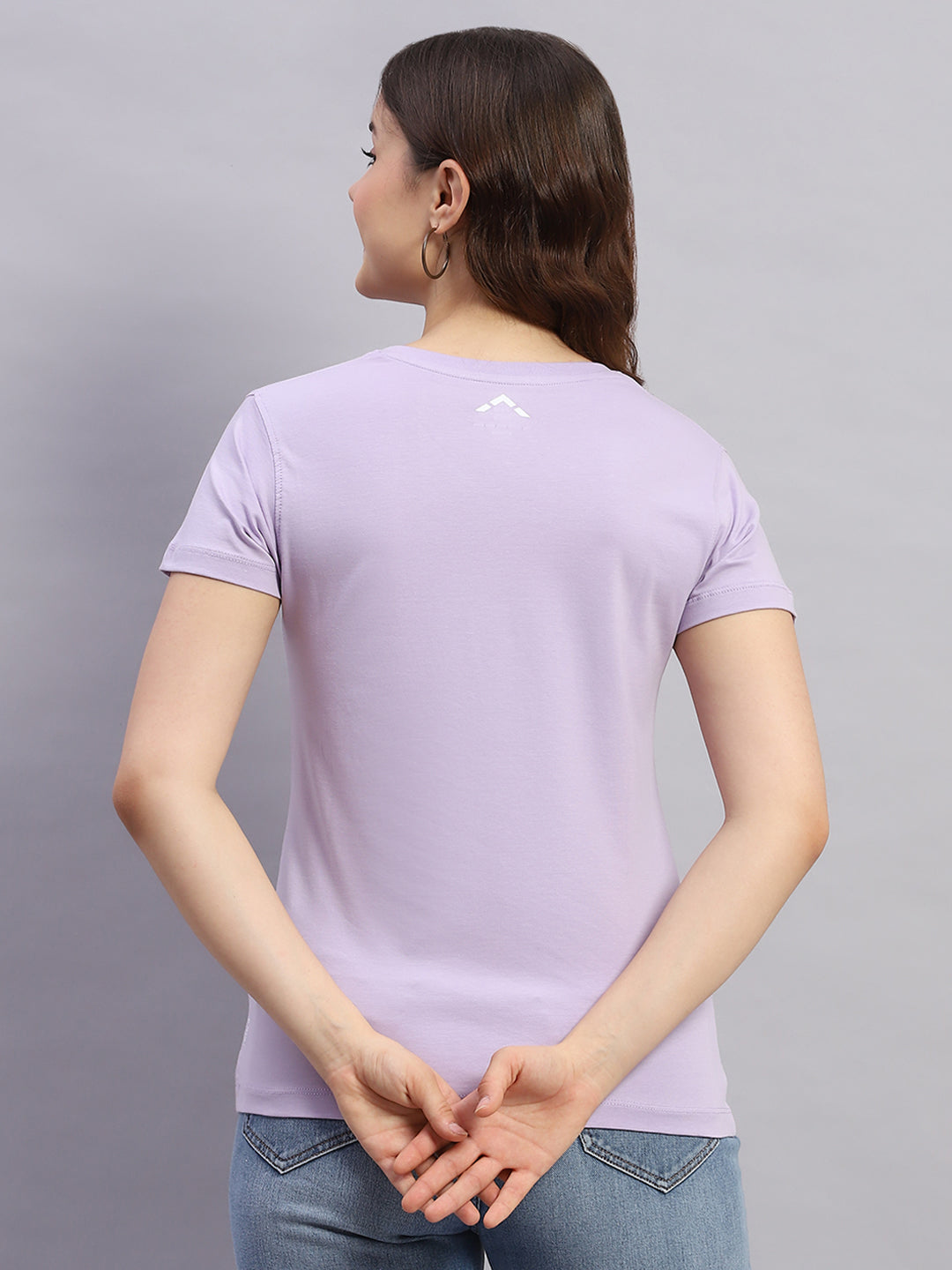 Rock.it Women Purple Solid V Neck Half Sleeve Top