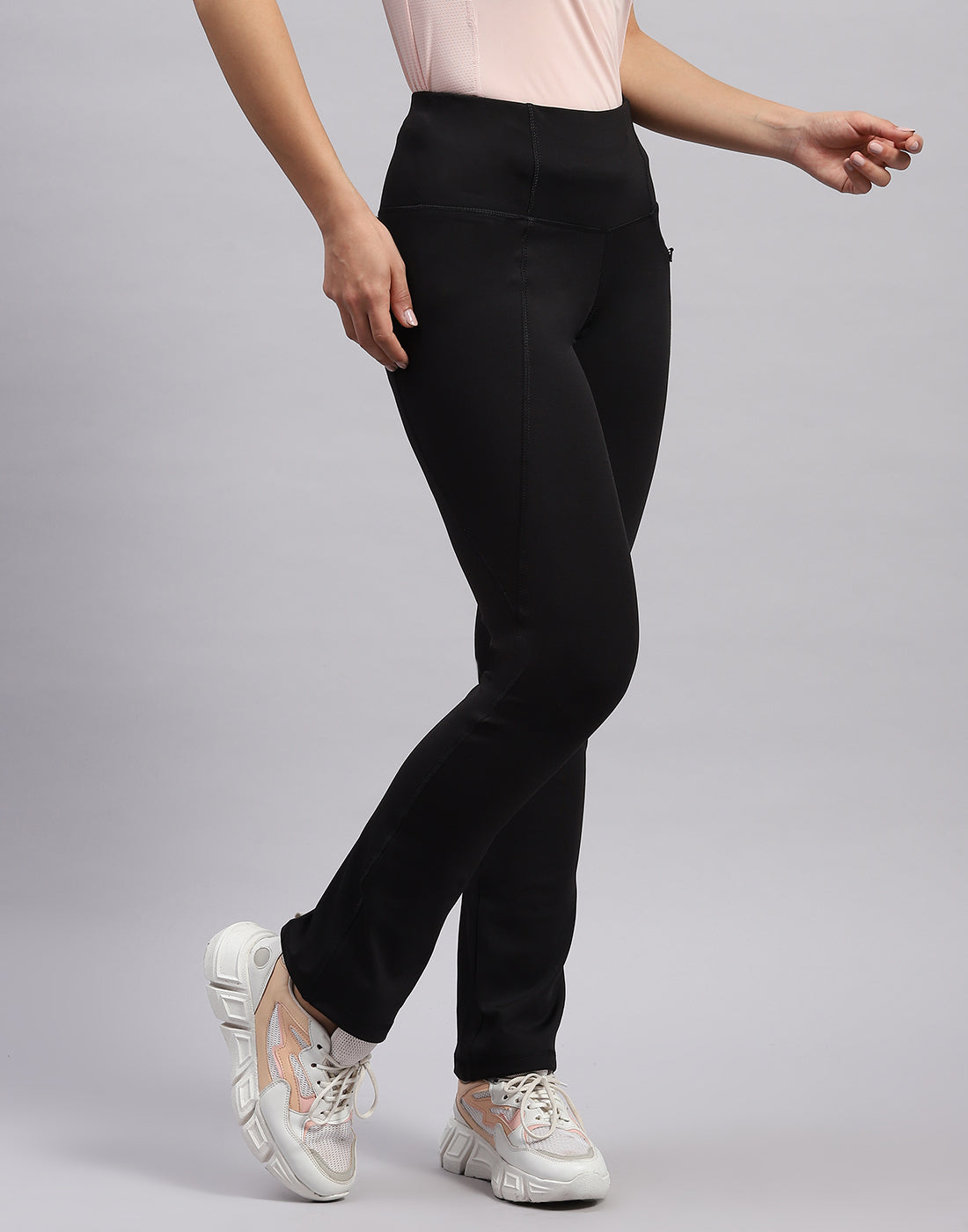 Rock.it Women Black Solid Smart Fit Lower