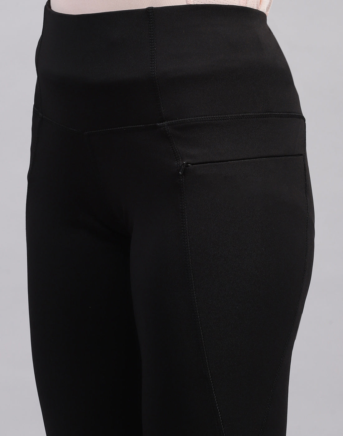 Rock.it Women Black Solid Smart Fit Lower