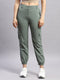 Rock.it Women Green Solid Regular Fit Lower
