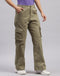 Rock.it Women Olive Solid Regular Fit Cargo