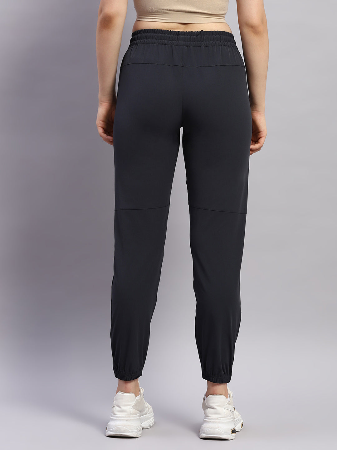 Rock.it Women Grey Solid Regular Fit Jogger