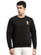 Rock.it Men Black Printed Round Neck Full Sleeve Sweatshirt