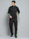 Rock.it Men Black Solid Mock Neck Full Sleeve Winter Tracksuit