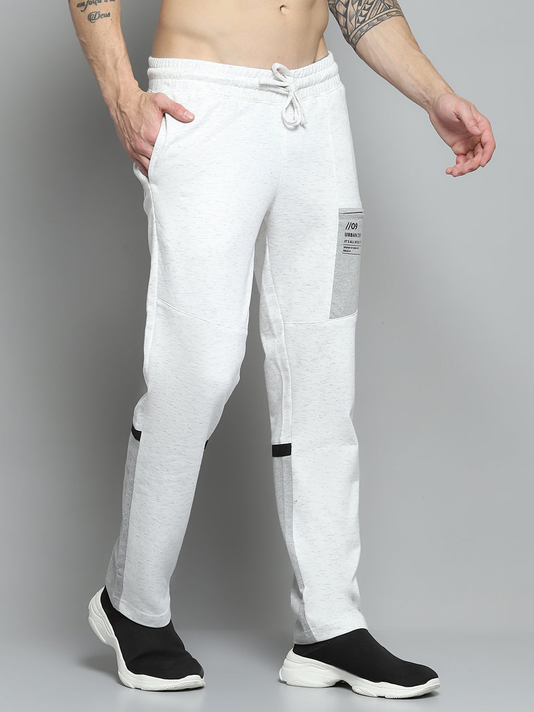 Rock.it Men White Printed   Lower