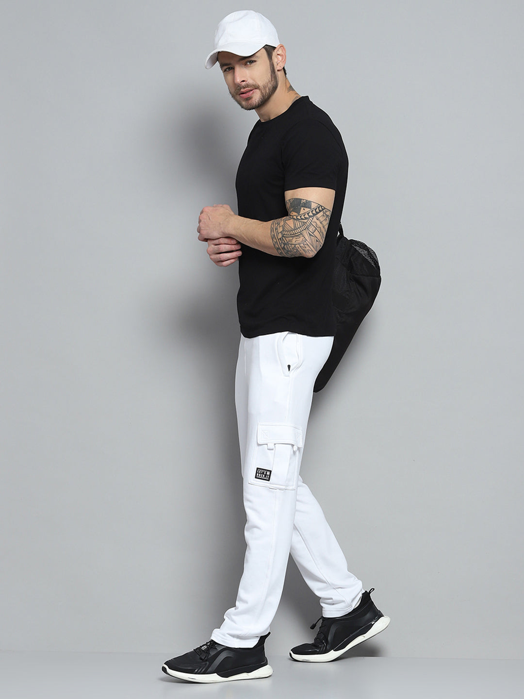 Rock.it Men White Solid   Lower