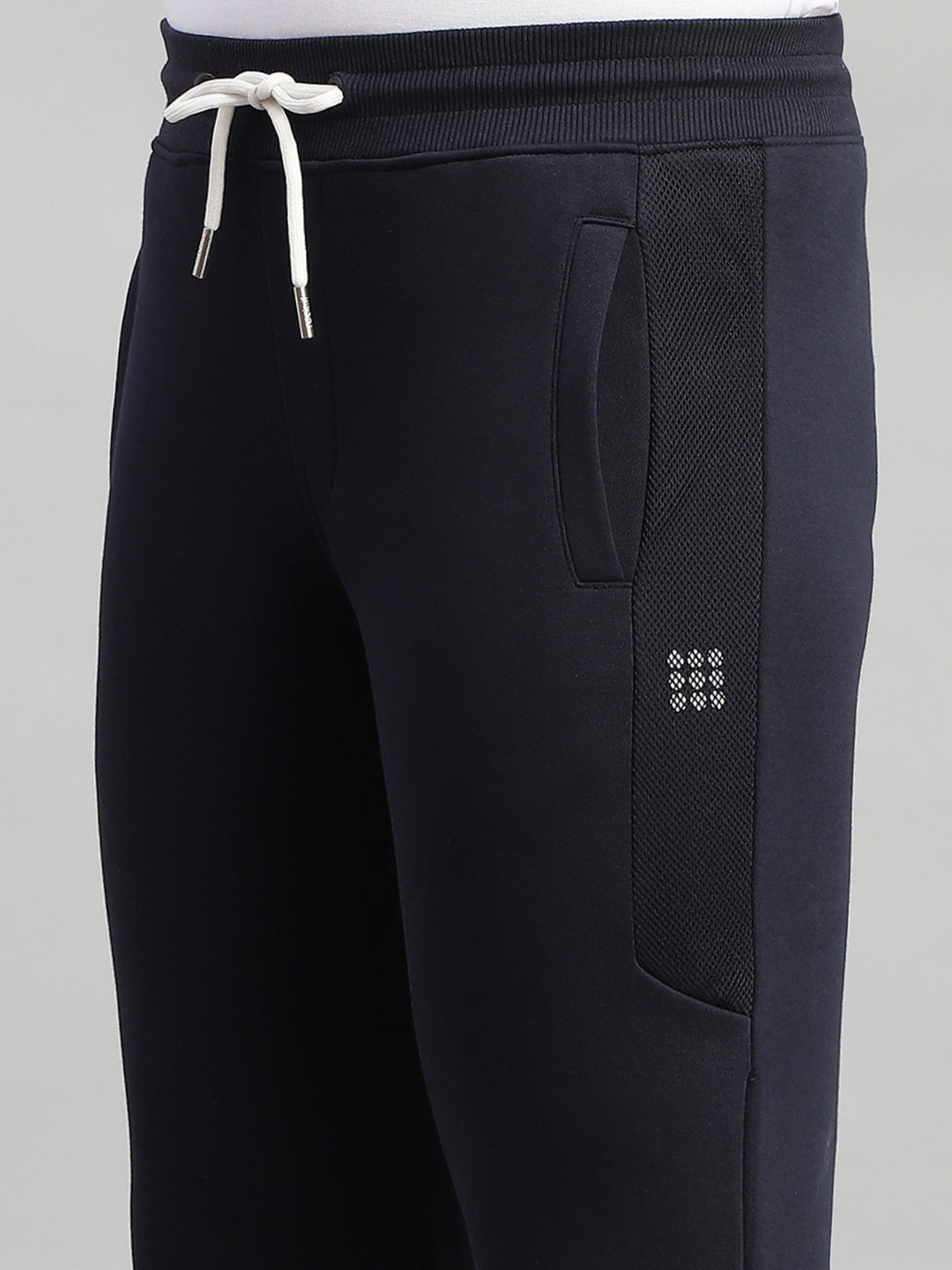 Rock.it Men Navy Blue Printed Regular Fit Lower