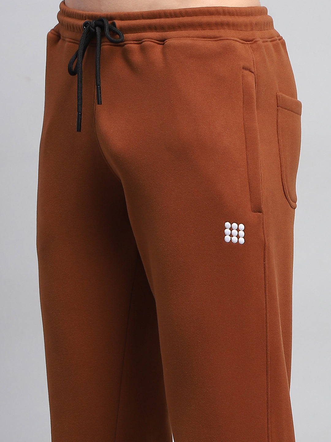 Rock.it Men Rust Solid Regular Fit Winter Lower