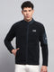Rock.it Men Teal Blue Solid Round Neck Full Sleeve Sweatshirt