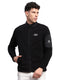 Rock.it Men Black Solid Round Neck Full Sleeve Sweatshirt