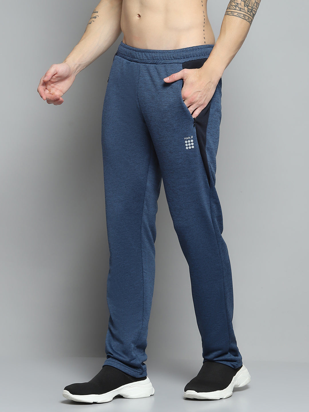 Rock.it Men Blue Solid   Lower