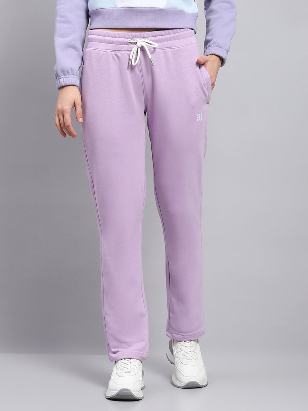 Rock.it Women Purple Solid Regular Fit Winter Lower