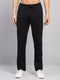 Men Black Solid Regular Fit Lower