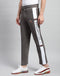 Men Dark Grey Solid Regular Fit Lower