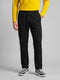 Men Black Solid Regular Fit Lower