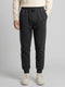 Men Grey Solid Regular Fit Lower