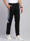 Men Black Printed Regular Fit Winter Lower