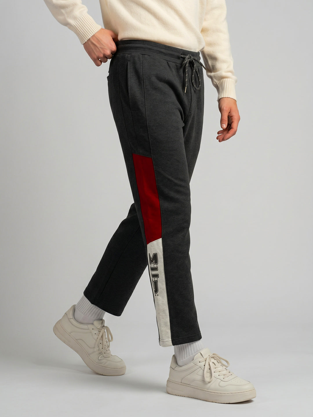Men Olive Printed Regular Fit Lower