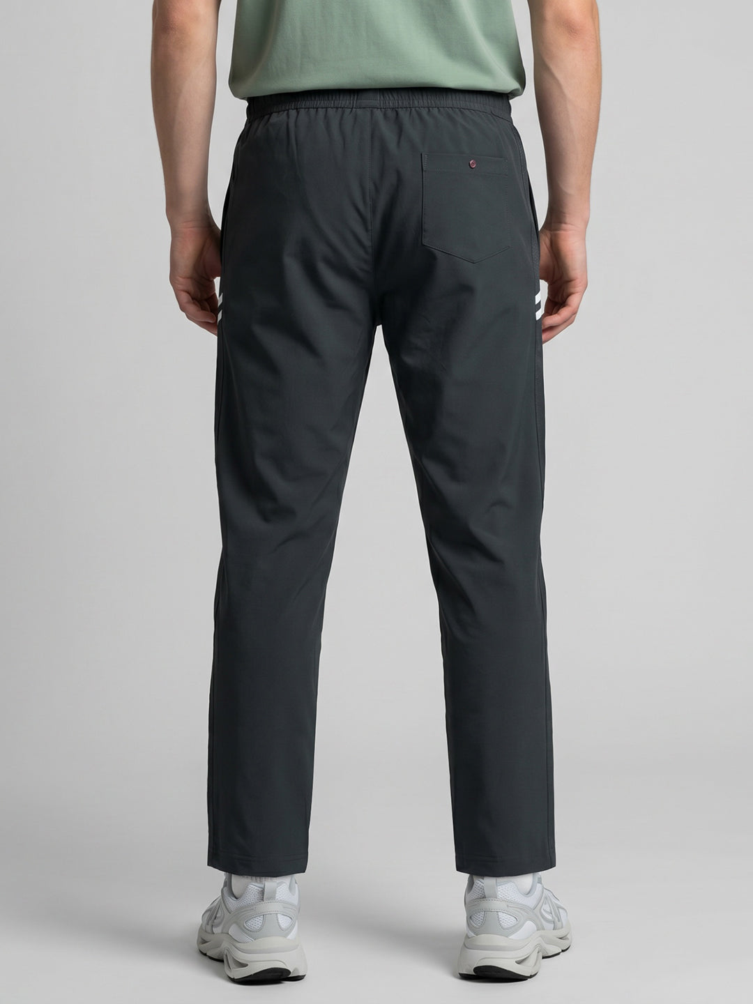 Men Grey Printed Regular Fit Winter Lower