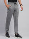 Men Grey Printed Regular Fit Winter Lower