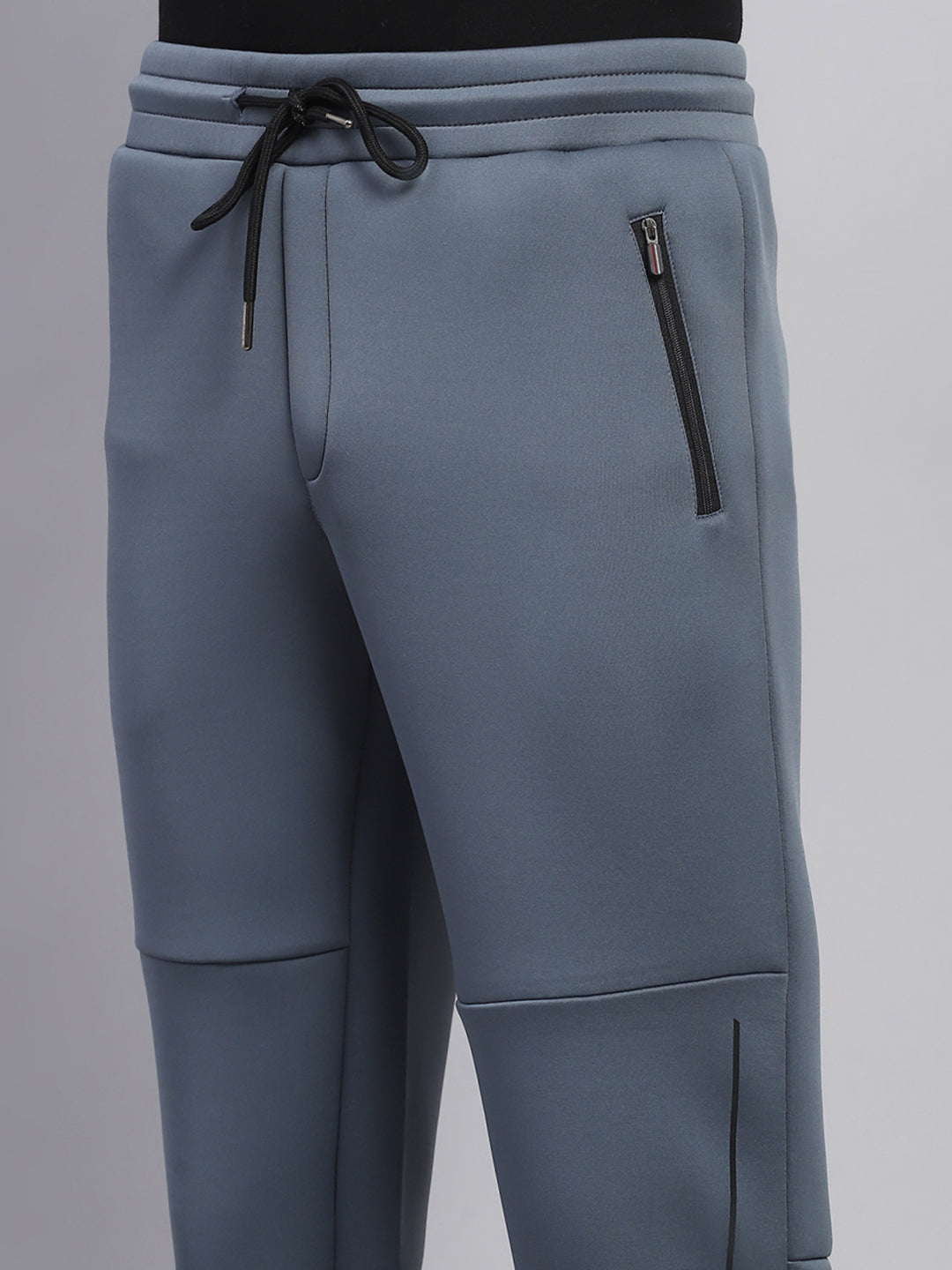 Men Grey Printed Regular Fit Winter Lower