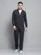 Men Grey Solid Collar Full Sleeve Winter Tracksuit