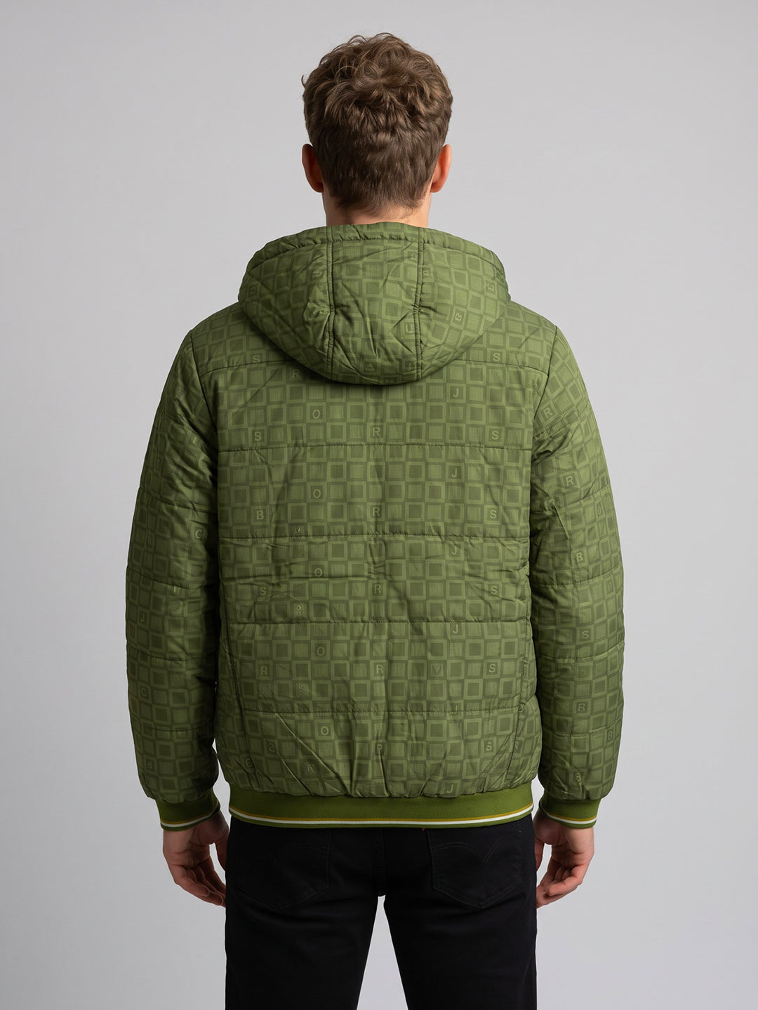 Men Navy Blue Colourblocked Detachable Hood Full Sleeve Jacket