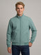 Men Green Solid Turtle Neck Full Sleeve Reversible Jacket