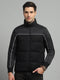 Luxuria Men Black Solid Detachable Hood Full Sleeve Jacket