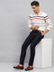 Men Navy Blue Solid Regular Fit Trouser