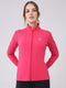 Rock.it Women Pink Solid Collar Full Sleeve Top