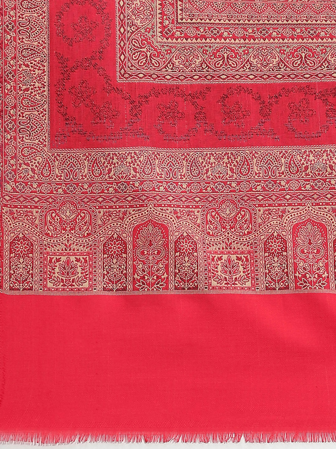 Women Multicolor Self Design Shawl