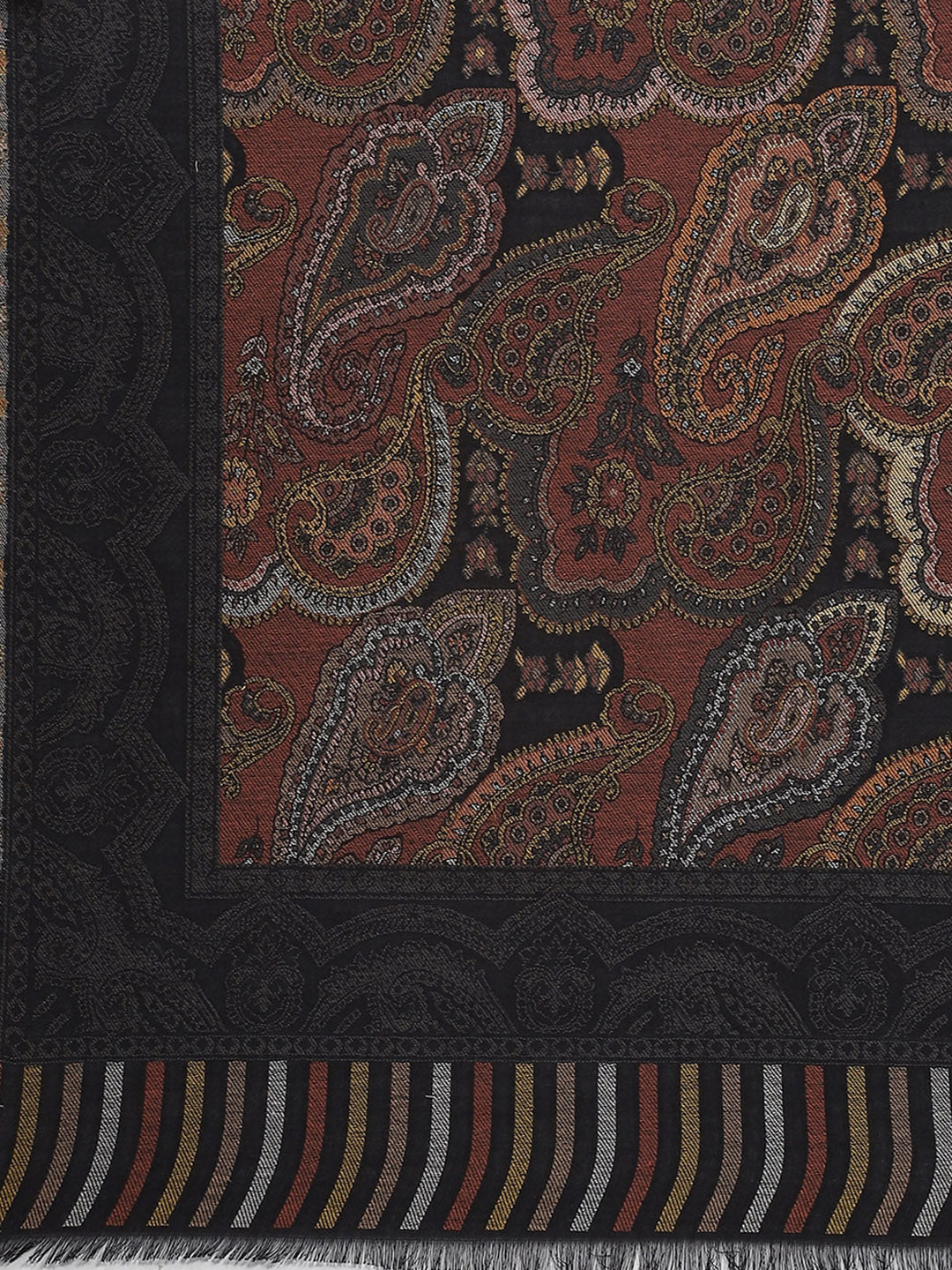 Women Multicolor Self Design Shawl