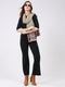 Women Beige Self Design Wool Stole