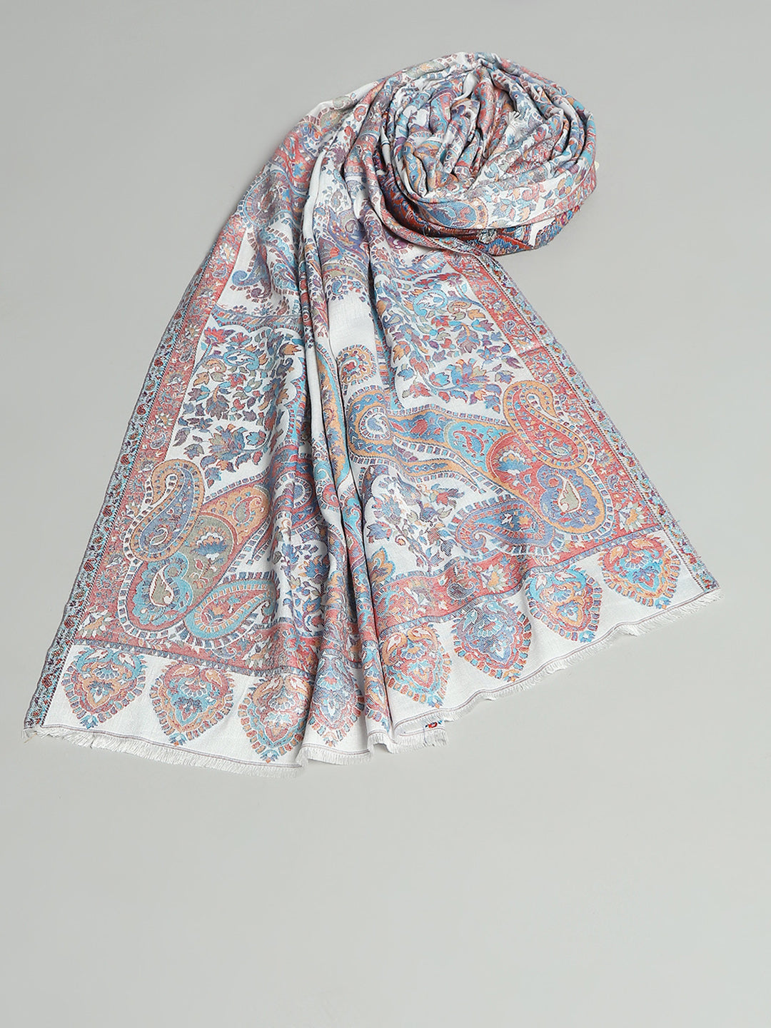 Women Multicolor Self Design Stole