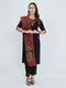Women Maroon Traditional Motifs Polyester Cotton Stole